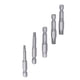thumbnail image 2 of Juego de 5 brocas pentagonales magnéticas para llave magnética, puntas de destornillador duraderas para taladro destornillador., 2 of 14
