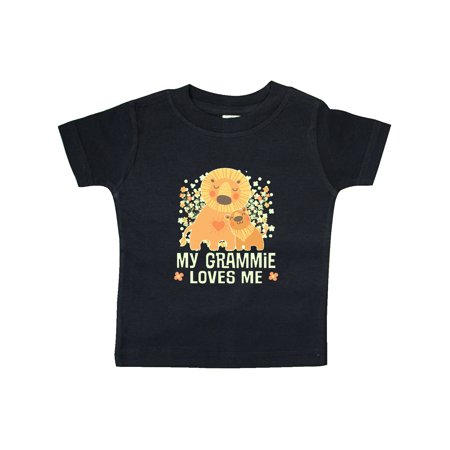 

Inktastic Grammie Loves Me Gift Baby Boy or Baby Girl T-Shirt