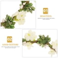 thumbnail image 4 of Tocado floral para boda, diadema, corona para la cabeza, diadema de flores para mujer, accesorios para el cabello para dama de honor, flores de novia para niñas (blanco), 4 of 6