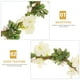 thumbnail image 4 of Tocado floral para boda, diadema, corona para la cabeza, diadema de flores para mujer, accesorios para el cabello para dama de honor, flores de novia para niñas (blanco), 4 of 6