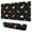 Black Dinosaurs Geometric, variant on Long Mouse Pads for Desk,Black Dinosaurs Leaves Stars Pattern Desk Mats on Top Of Desks, Desk Mouse Pad Extra Large with 3mm Non-Slip Base and Stitched Edge for Gaming,Office,Work,Home 31.5"x11.8"