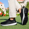thumbnail image 4 of YOURDIARY Mens Waterproof Golf Shoes Non-Slip Comfort Lightweight Outdoor Golf Sneakers, 4 of 7