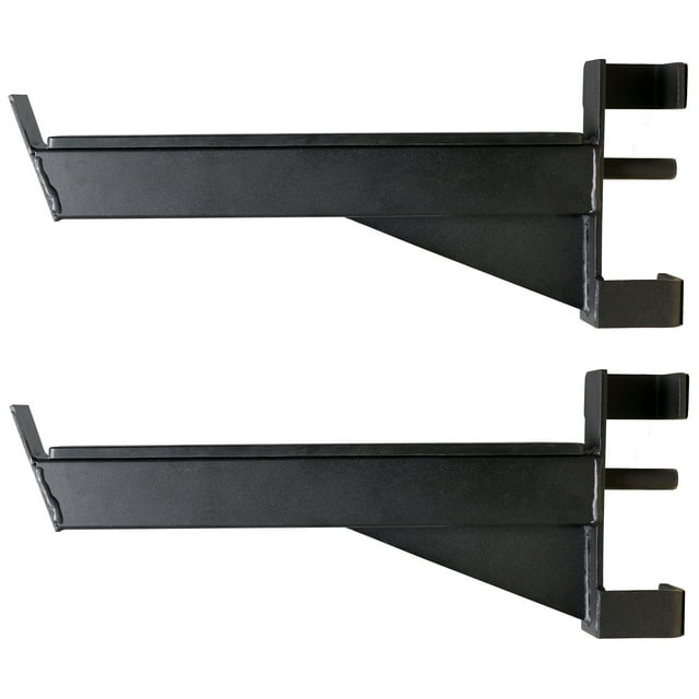 PRISP Safety Spotter Arm Attachments - Barbell Catchers for 2x2 Squat Racks, Sold in Pairs