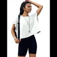 thumbnail image 1 of Camisetas de Entrenamiento de Corta para Mujer, Blusas con Espalda Abierta, Informales, para Yoga, Atléticas, Gimnasio, Holgadas, para Correr XL, 1 of 8