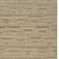 thumbnail image 5 of 8' X 11' Beige and Brown Geometric Distressed Indoor Outdoor Area Rug, 5 of 5