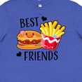 thumbnail image 4 of Inktastic Best Friends Burger and Fries Youth T-Shirt, 4 of 5