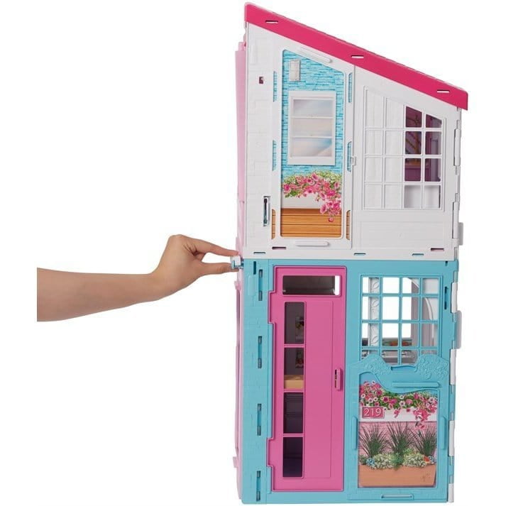 Barbie Malibu House Dollhouse Playset with 25 Furniture and