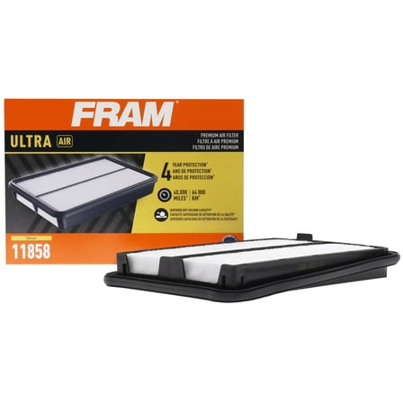 FRAM Ultra Air XGA11858, Premium Engine Air Filter, Replacement Filter for Select Nissan Vehicles Fits select: 2014-2020 NISSAN ROGUE, 2017-2022 NISSAN ROGUE SPORT