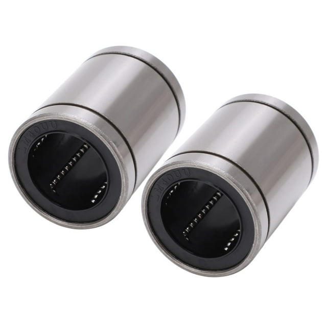 Roulements à Billes Linéaires, Roulements à Rouleaux Linéaires Cylindriques 2Pcs Acier de Fabrication Exquise Haute Précision Longue Durée de Vie pour Bras Robotiques