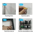 thumbnail image 3 of Rack 3D Printer Filament Storage Rack Aluminum Alloy Wall Mount Consumable Organizer Shelf for 200mm Diameter Spool, 3 of 7