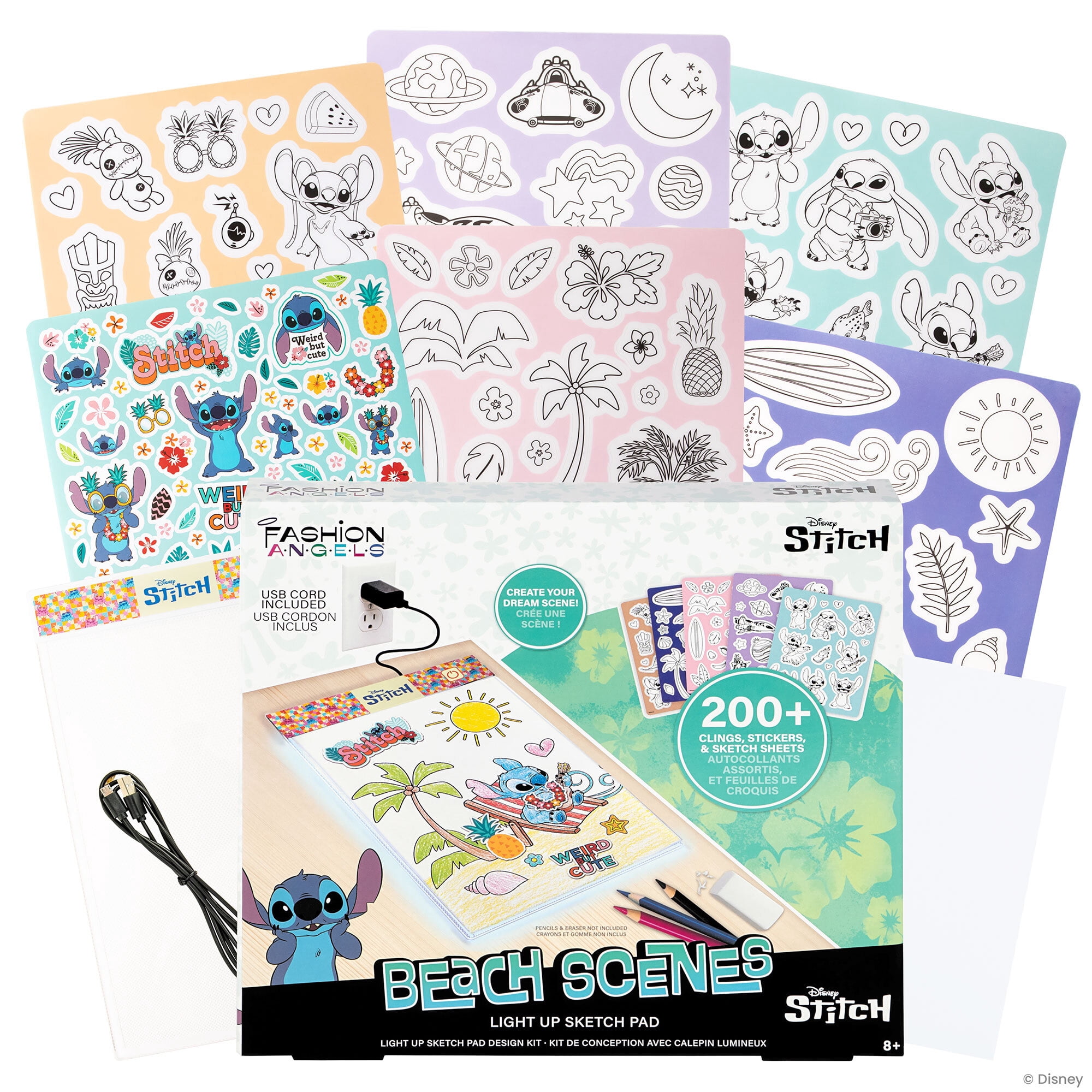 Disney Mickey Mouse Sketchbook Set Spiral Sketch Notebook and 2