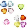 thumbnail image 4 of 1 Set 10Pcs Acrylic Heart Shape Gems Toys Jewelry Playset (Assorted Color), 4 of 8