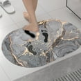thumbnail image 1 of Dvkptbk Diatomaceous Bath Rug, Super Absorbent Quick Dry, Rubber Backing Non Slip ,Washable Bathroom Floor Mats, Shower Rug For In Front Of Bathtub,Shower Room (16x24) - Black Friday Clearance, 1 of 7
