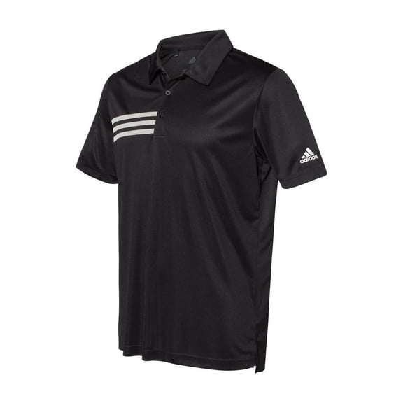 Adidas - 3-Stripes Chest Polo - A324 - Black/ White - Size: 4XL