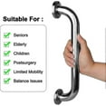 thumbnail image 3 of 2 Pack Shower Grab Rail,stainless Steel Bathroom Grab Bar, Grab Bars Elderly For Bathroom, 3 of 5