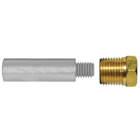 

E00 Pencil Zinc with Brass Cap