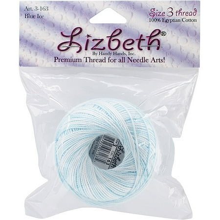 - Lizbeth Cordonnet Cotton Size 3-Blue Ice