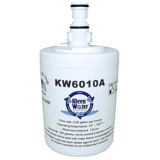 Kleenwater Kw6010a Whirlpool Sears Kenmore And Kitchenaid Refrigerator Replacement Water Filter