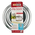 thumbnail image 2 of Range Kleen 119204XN Style B, Chrome 4 Piece Drip Bowl, 2 Large and 2 Small, 2 of 7