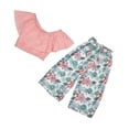 thumbnail image 1 of Trajes De Verano Para Niñas, Ropa De Niña Ropa De Verano Para Niñas Pequeñas Ropa Para El Verano Para El Día De Acción De Gracias Para La Pascua Para El Cumpleaños Cergrey Rosa 100cm, 1 of 8
