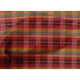 thumbnail image 3 of oneOone Cotton Poplin Fabric Madras Check Printed Craft Fabric BTY 42 Inch Wide, 3 of 3