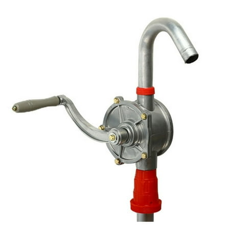 134CM 22L/min Heavy Drum Rotary Manual Hand Pump Diesel Fuel Oil Gas Transfer Tool 32mm New Oil Fuel Barrel Heavy Duty Pump