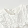 thumbnail image 3 of Baby Girls White Eyelet Lace Summer Spring Outfit Tank Top and Shorts Set 24M, 3 of 4