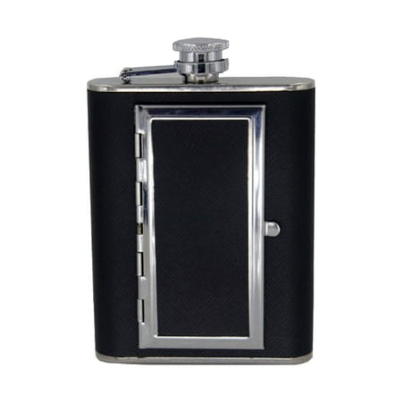 

2 In 1 Stainless Steel 6oz Wine Bottle Case Stainless Steel Inlaid Case