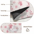 thumbnail image 5 of Spring Floral Front Door Rugs 2x3 ft Watercolor Pink Flowers Modern Farmhouse Small Rug for Entryway Non Slip Washable Bathroom Door Mat Absorbent Floor Mat for Indoor Entrance, 5 of 9