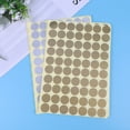 thumbnail image 2 of Omeite 30 Sheets Self Adhesive Sticky Color Coding Labels Removable Small Circle Dot Stickers for Classroom Organization Decorations Yard Sale Calendar Planner - 19mm (Golden+Silver), 2 of 6
