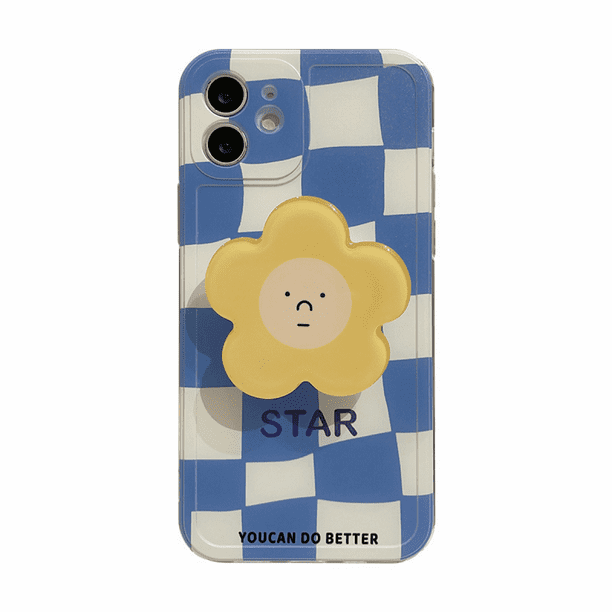 Iphone 7 8 Se Phone Case With Transparent Flower Design Lovely Aesthetic Phone Case Suitable For Girls And Ladies Thin Slim Tpu Shock Protective Cover Sunflower Stand Walmart Com