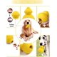 thumbnail image 3 of Juguete para Perros Indestructible, Juguete para Masticar para Perros de Caucho Natural Duradero para Perros Grandes y Pequeños - Amarillo, 3 of 5