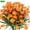 Orange, variant on Morttic 6 Bundles Artificial Daisies,Daisy Poms Bouquet Fake Flowers Porch Home Wedding Decor, Yellow