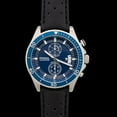 thumbnail image 4 of Fossil Wakefield Blue Dial Black Leather Men's Watch 45MM CH2945, 4 of 4