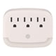 thumbnail image 2 of Multicontacto de pared con 3 salidas polarizadas y luz LED de noche blanco, 2 of 4