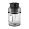 thumbnail image 1 of Mezcladores de frutas de 1500 ml, botella de viaje, extractores de frutas con tubularis y cepillo, Negro perfecl Exprimidor eléctrico, 1 of 7