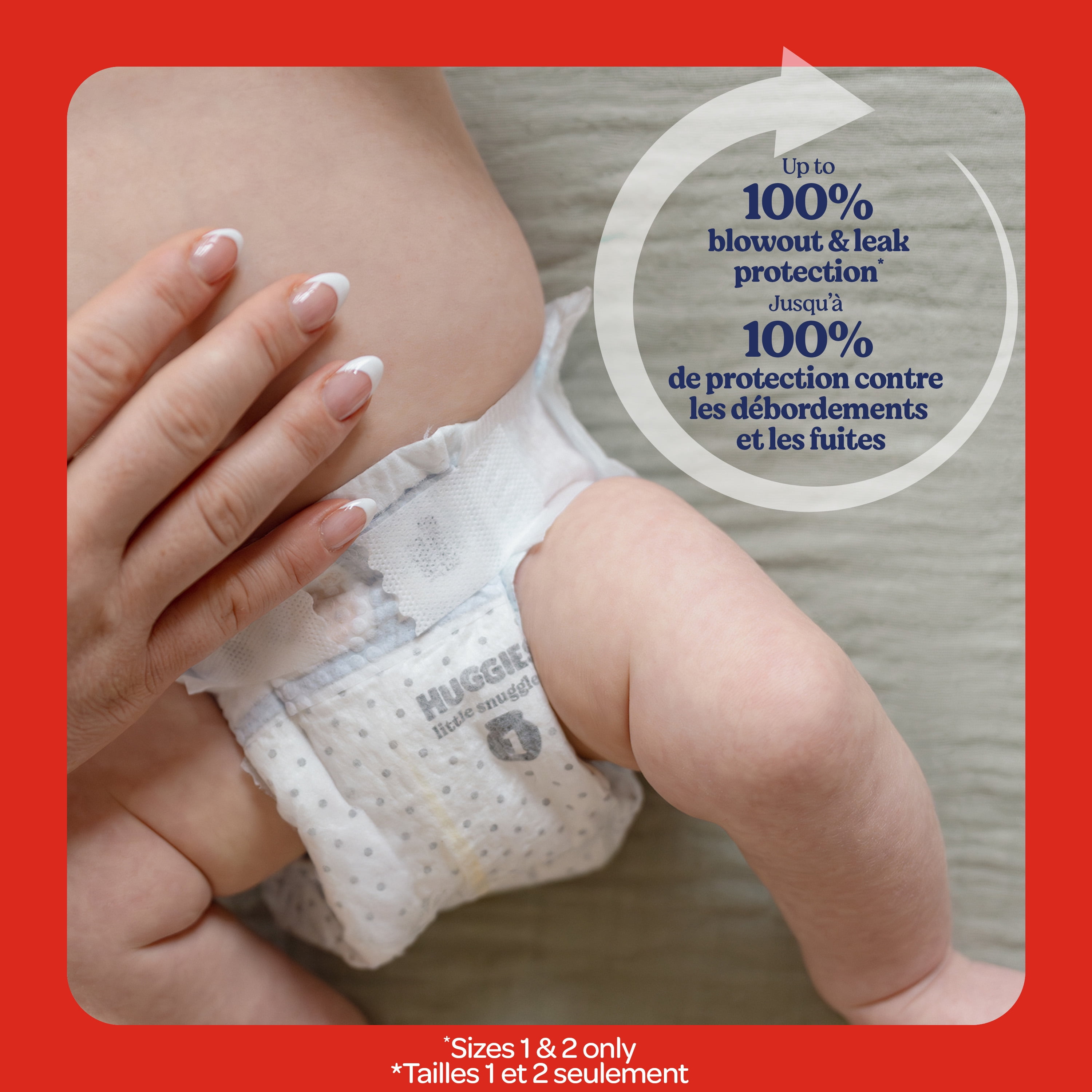Huggies Little Snugglers Baby Diapers, Size Newborn (up to 10 lbs), 144 Ct