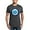 Charcoal, variant on - Blue Evil Eye Men's Eco Sport T Shirt - Men's Dark Eco Sport T-Shirt