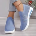 thumbnail image 3 of Mepaouo Womens Slip on Walking Shoes Breathable Sock Flats Mesh Casual Fashion Tennis Running Sneakers, 3 of 6