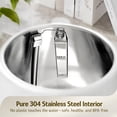 thumbnail image 4 of HIBIBUD 2026 New Retro Electric Kettle - 1.7 Liters / 57.5 Ounces Tea Kettle with Thermometer,All Stainless Steel,1200 Watts Fast Boiling,Bpa-Free,Cordless,Automatic Shut Off - Pearl White, 4 of 7
