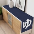 thumbnail image 4 of Japanese Style Table Runner - 36 Inch Long, Kitchen Dining Table Runner Dresser Scarves, Vintage Minimalist Navy Blue Farmhouse Decor for Coffee Tables Wedding Party Banquet, 4 of 8