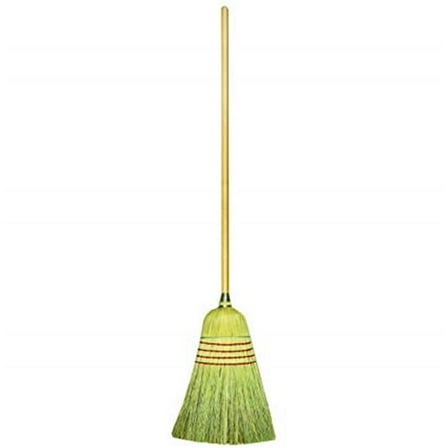 24 in. Broom Push Black Polyester