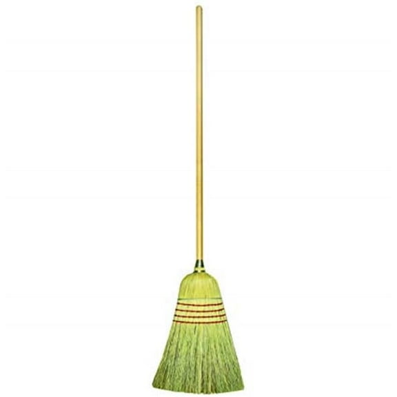 24 in. Broom Push Black Polyester