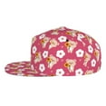 thumbnail image 3 of Fotbe Piggy Sunflower Flat Bill Visor Cap Classic Snapback Hat Polyester Foam Trucker Hat Trucker Cap Adjustable Baseball Cap, 3 of 9