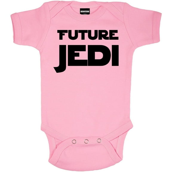 Future Jedi Pink Baby Bodysuit