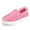 A1-PINK, variant on Kid's Slip on Sneakers Colorful Girls Canvas Walking Shoes Size 1