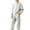 White, variant on Coerni Boys Sweatpants Set 2 Piece Soft Fleece Crewneck Pullover Girls Sweatshirts & Jogger Sweatpants Tracksuit Kids Activewear Set