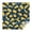 Yellow Lemon Slices, variant on Yellow Lemon Fruit Sunflowers White Pattern Square Tablecloth,Waterproof Square Table Cover,Wipeable Spillproof Washable Table Cover for Home Kitchen Party Decor 42"X42"(107x107cm)