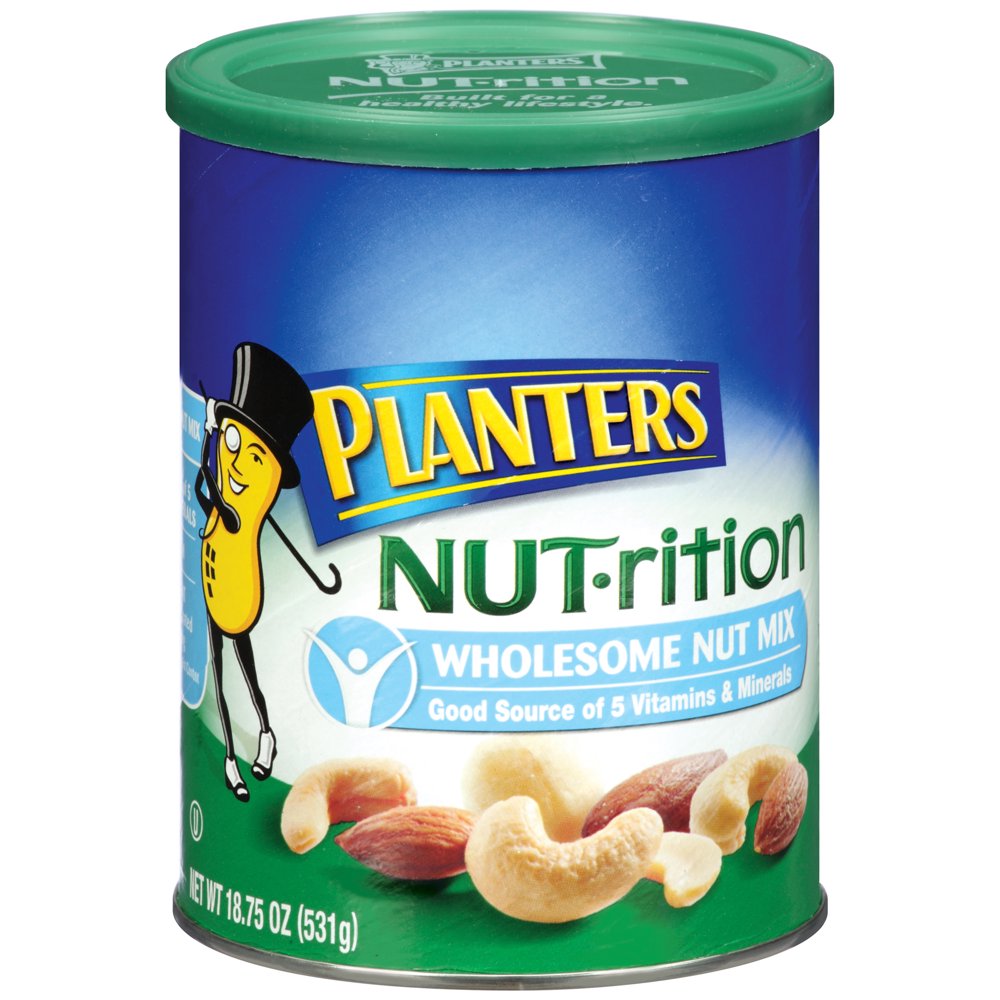 Planters NUTrition Wholesome Nut Mix, 18.75 oz Can