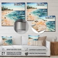 thumbnail image 4 of Designart "Beach Photo Sandy Charm V" Nautical & Beach Metal Wall Art Prints, 4 of 5